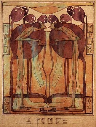 一个池塘 A Pond (1894)，弗朗西丝·麦克唐纳