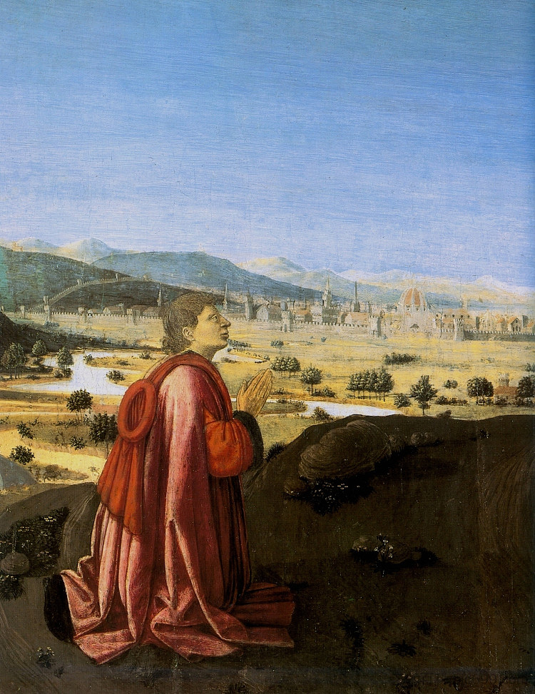 圣母升天。细节 Assumption of the Virgin. Detail (1476),弗朗西斯科·波蒂西尼