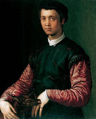 一个年轻人的肖像 Portrait of a Young Man (1548)，弗朗切斯科·德·罗西（弗朗切斯科·萨尔维亚蒂），“狙击手”