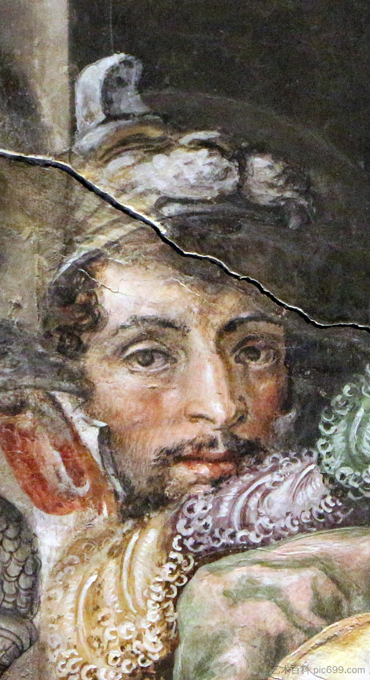 Sala dell'udenza（维奇奥宫），弗里奥·卡米洛的故事（局部） Sala Dell'udienza (palazzo Vecchio), storie di furio Camillo (detail) (1543 - 1545)，弗朗切斯科·德·罗西（弗朗切斯科·萨尔维亚蒂），“狙击手”