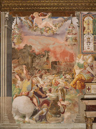 沃尔西的溃败 The Rout of the Volscii (1545)，弗朗切斯科·德·罗西（弗朗切斯科·萨尔维亚蒂），“狙击手”