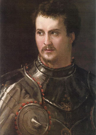 黑人乐队乔瓦尼·德·美第奇的肖像 Portrait of Giovanni De’ Medici of the Black Bands (c.1548)，弗朗切斯科·德·罗西（弗朗切斯科·萨尔维亚蒂），“狙击手”