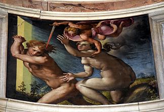 被驱逐出天堂 Expulsion from Paradise (c.1550)，弗朗切斯科·德·罗西（弗朗切斯科·萨尔维亚蒂），“狙击手”