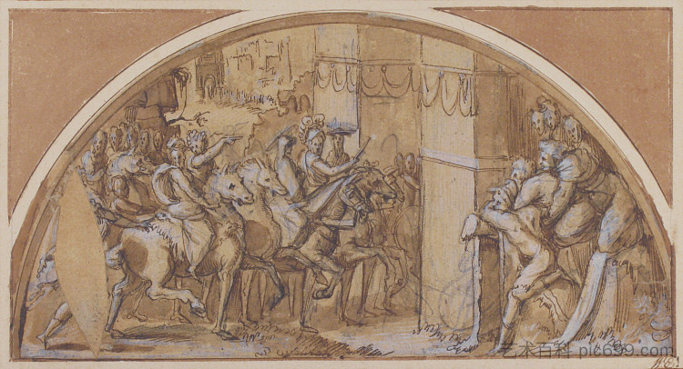 凯旋进入城市 Triumphal Entry into a City,弗朗切斯科·德·罗西(弗朗切斯科·萨尔维亚蒂),“狙击手”