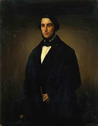 亚历山德罗·内格罗尼·普拉蒂·莫罗西尼的肖像 Portrait of Alessandro Negroni Prati Morosini (1853)，弗朗切斯科·海兹