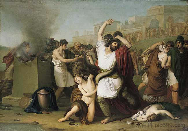拉奥孔 Laocoon (1812; Italy ),弗朗切斯科·海兹