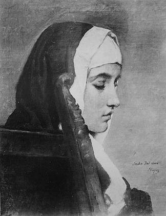 修女莫罗西尼 The nun Morosini (1879)，弗朗切斯科·海兹