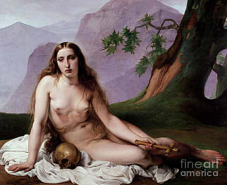 忏悔抹大拉 Penitent Magdalene (1825)，弗朗切斯科·海兹