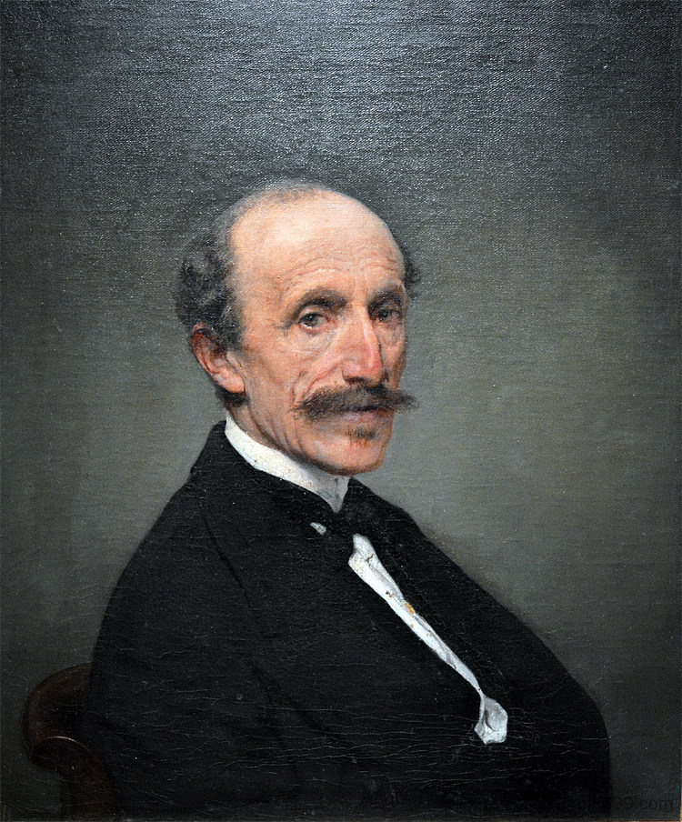 工程师朱塞佩·克莱里奇的肖像 Portrait of the engineer Giuseppe Clerici (1875)，弗朗切斯科·海兹