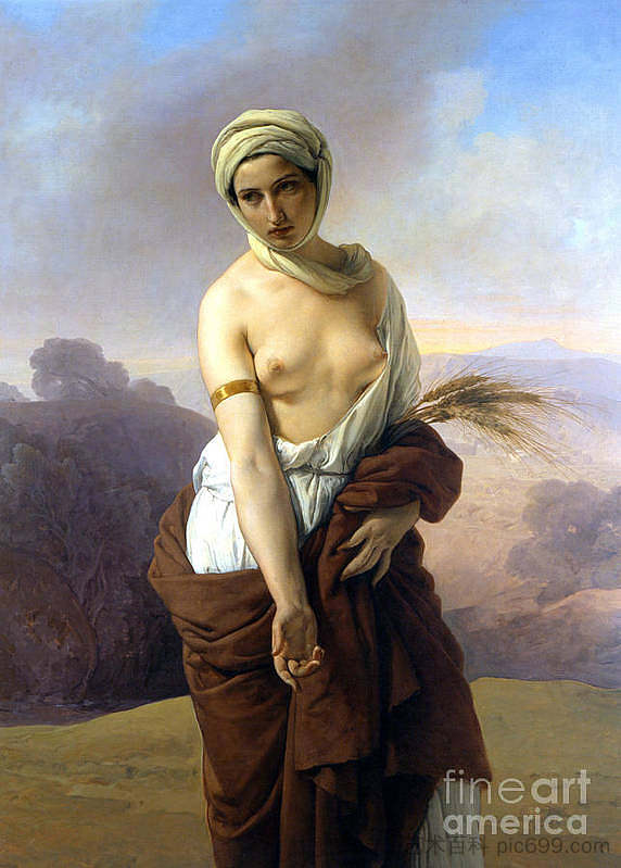 露丝 Ruth (1835; Italy  )，弗朗切斯科·海兹