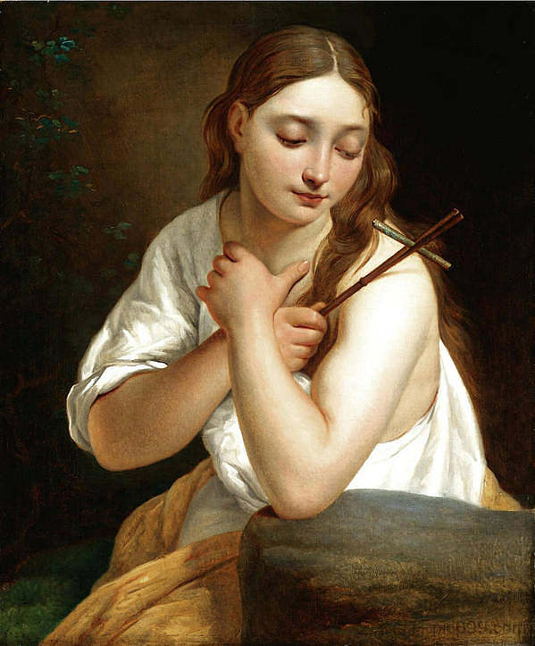 忏悔的抹大拉 The Penitent Magdalene,弗朗切斯科·海兹