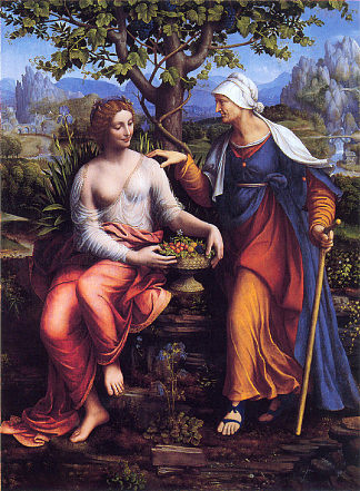 韦尔图努斯和波莫纳 Vertumnus and Pomona (c.1518 – c.1528)，弗朗切斯科·梅尔齐
