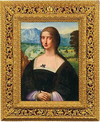 无名女士的肖像 Portrait of unknown lady，弗朗切斯科·梅尔齐