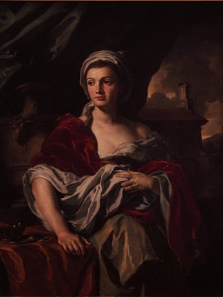 一个女人的肖像 Portrait of a Woman，弗朗西斯科·索利梅纳