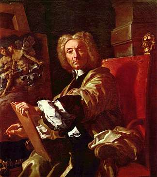 自画像 Self-Portrait (c.1715)，弗朗西斯科·索利梅纳