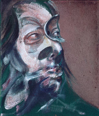 伊莎贝尔·劳斯索恩的肖像 Portrait of Isabel Rawsthorne (1966)，弗朗西斯·培根