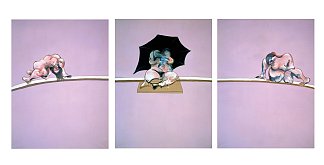 三联画 – 人体研究 Triptych – Studies of the Human Body (1970)，弗朗西斯·培根