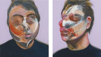 自画像的两项研究 Two Studies for a Self-Portrait (1970)，弗朗西斯·培根