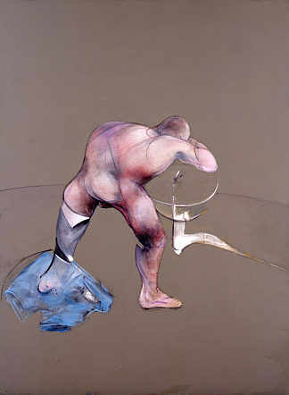 洗脸盆旁的男人 Man at a Washbasin (1990)，弗朗西斯·培根