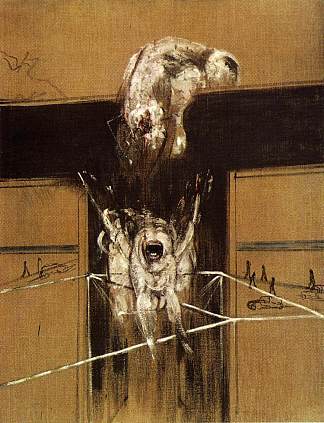 十字架的碎片 Fragment of a Crucifixion (1950)，弗朗西斯·培根
