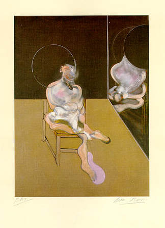 坐姿（S. 5） Seated Figure (S. 5) (1983)，弗朗西斯·培根