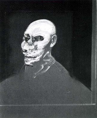 绘画（人头） Painting (Head of Man) (1950)，弗朗西斯·培根