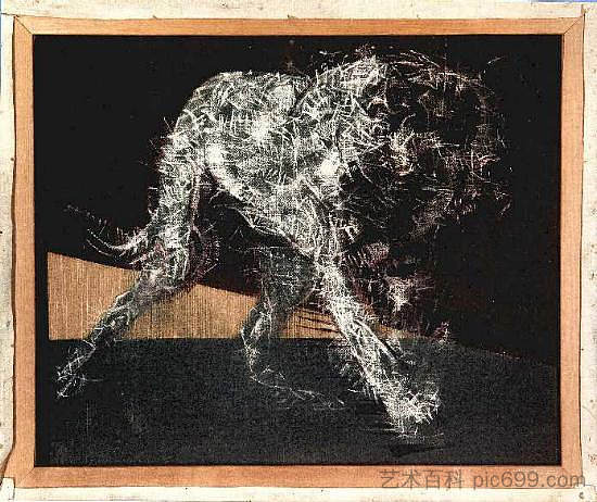 画狗 Painting of a dog (1952)，弗朗西斯·培根