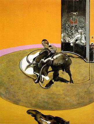 斗牛学1号第二版 Second Version of Study for Bullfight No. 1 (1969)，弗朗西斯·培根