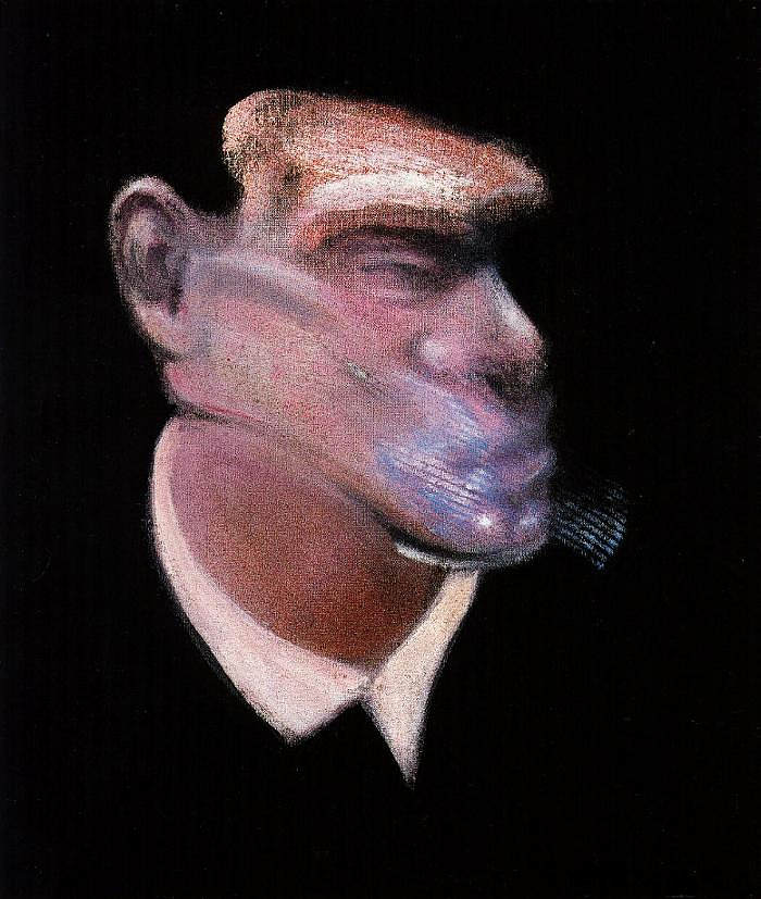 研究约翰·爱德华兹的肖像 Study for a portrait of John Edwards (1989)，弗朗西斯·培根