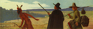 3. 陆路勘探 3. Exploration by Land (1909)，弗朗西斯·戴维斯·米勒