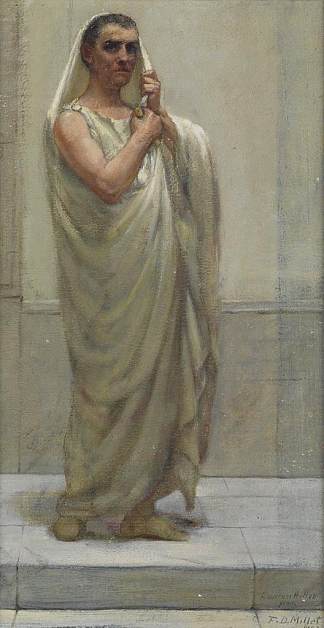 罗马贵族 A Roman Patrician (1882)，弗朗西斯·戴维斯·米勒