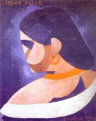 娘 Young Girl (1912)，弗朗西斯·毕卡比亚