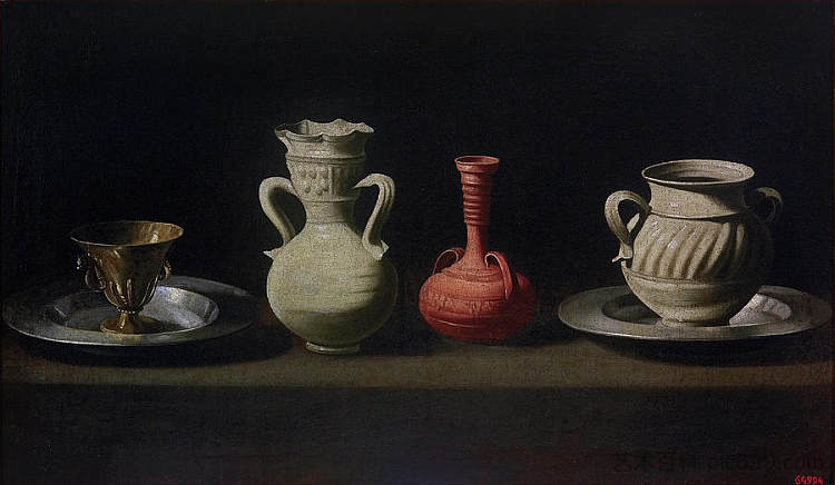 静物画 Still Life (c.1633),弗朗西斯柯·德·苏巴朗