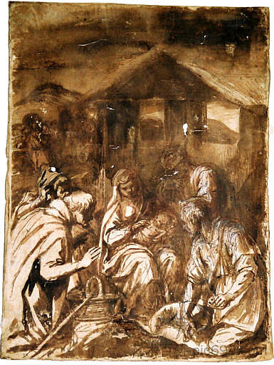牧羊人的崇拜 Adoration of the Shepherds,弗朗西斯柯·德·苏巴朗