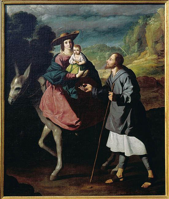 飞往埃及 Flight into Egypt，弗朗西斯柯·德·苏巴朗