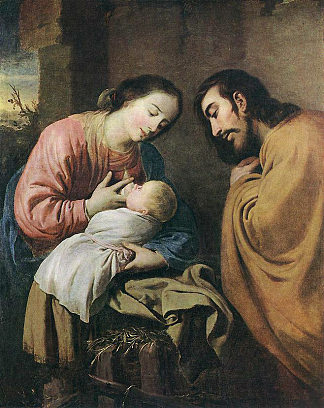 在飞往埃及的航班上休息 Rest on the Flight to Egypt (1659)，弗朗西斯柯·德·苏巴朗