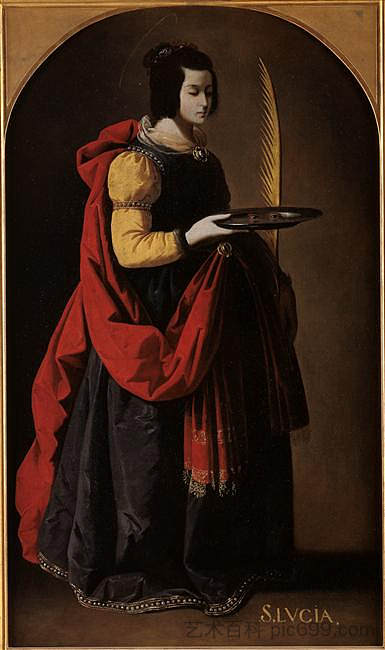 圣露西 Saint Lucy (1635 - 1640),弗朗西斯柯·德·苏巴朗