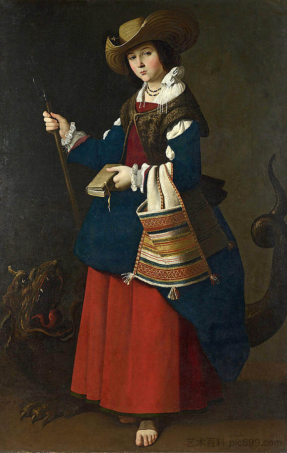 安提阿的圣玛格丽特 Saint Margaret of Antioch，弗朗西斯柯·德·苏巴朗