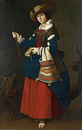 安提阿的圣玛格丽特 Saint Margaret of Antioch，弗朗西斯柯·德·苏巴朗