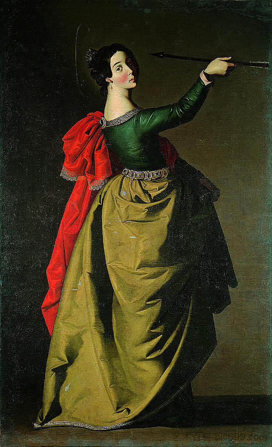 圣厄休拉 Saint Ursula，弗朗西斯柯·德·苏巴朗