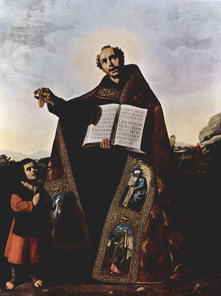 安提阿的圣罗曼努斯和圣巴鲁拉斯 St. Romanus and St. Barulas of Antioch (1638),弗朗西斯柯·德·苏巴朗