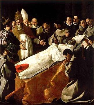 圣博纳文图拉之死 The Death of St. Bonaventura (1629)，弗朗西斯柯·德·苏巴朗