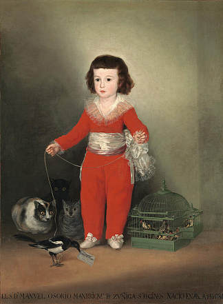 唐·曼努埃尔·奥索里奥·曼里克·德祖尼加 Don Manuel Osorio Manrique de Zuniga (c.1787)，弗朗西斯科·戈雅