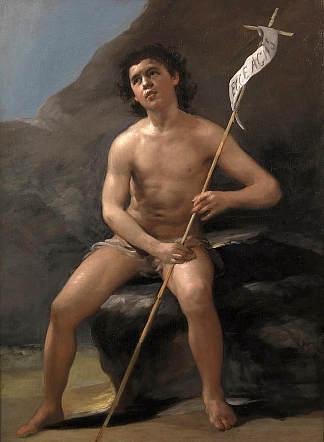 沙漠中的施洗者圣约翰小时候 Saint John the Baptist as a Child in the Desert，弗朗西斯科·戈雅