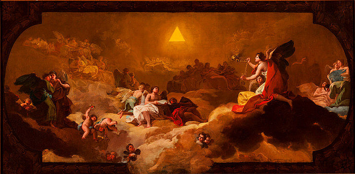 对主名的崇拜 The Adoration of the Name of The Lord (1772),弗朗西斯科·戈雅