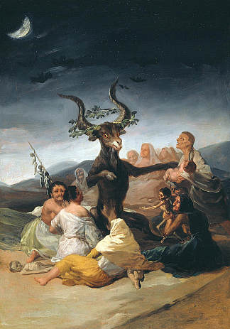 女巫安息日 Witches Sabbath (1789)，弗朗西斯科·戈雅