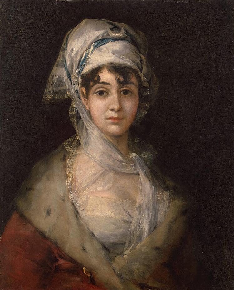 女演员安东尼娅·萨拉特 Actress Antonia Zarate (c.1810 - c.1811)，弗朗西斯科·戈雅