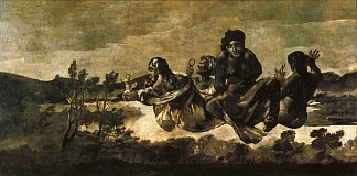 阿特洛波斯（命运） Atropos (The Fates) (1820 – 1823)，弗朗西斯科·戈雅