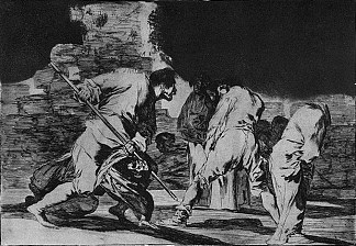 迥然不同的愤怒 Disparate furioso (1816 – 1823)，弗朗西斯科·戈雅