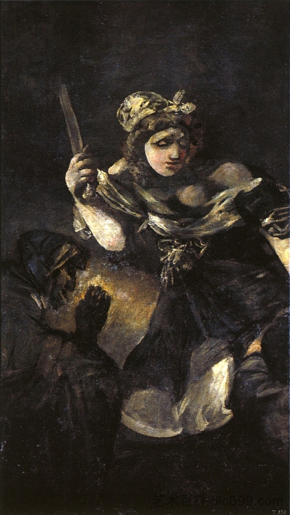 朱迪思和霍洛弗内斯 Judith and Holofernes (1820 - 1823)，弗朗西斯科·戈雅